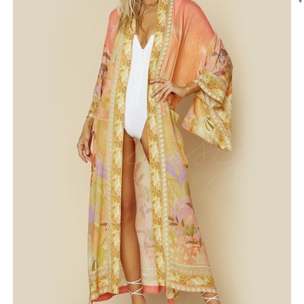 Bohemian Mermaid Kimono Duster - Picture 10 of 16